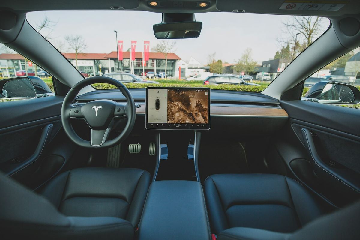 A freshly detailed car interior